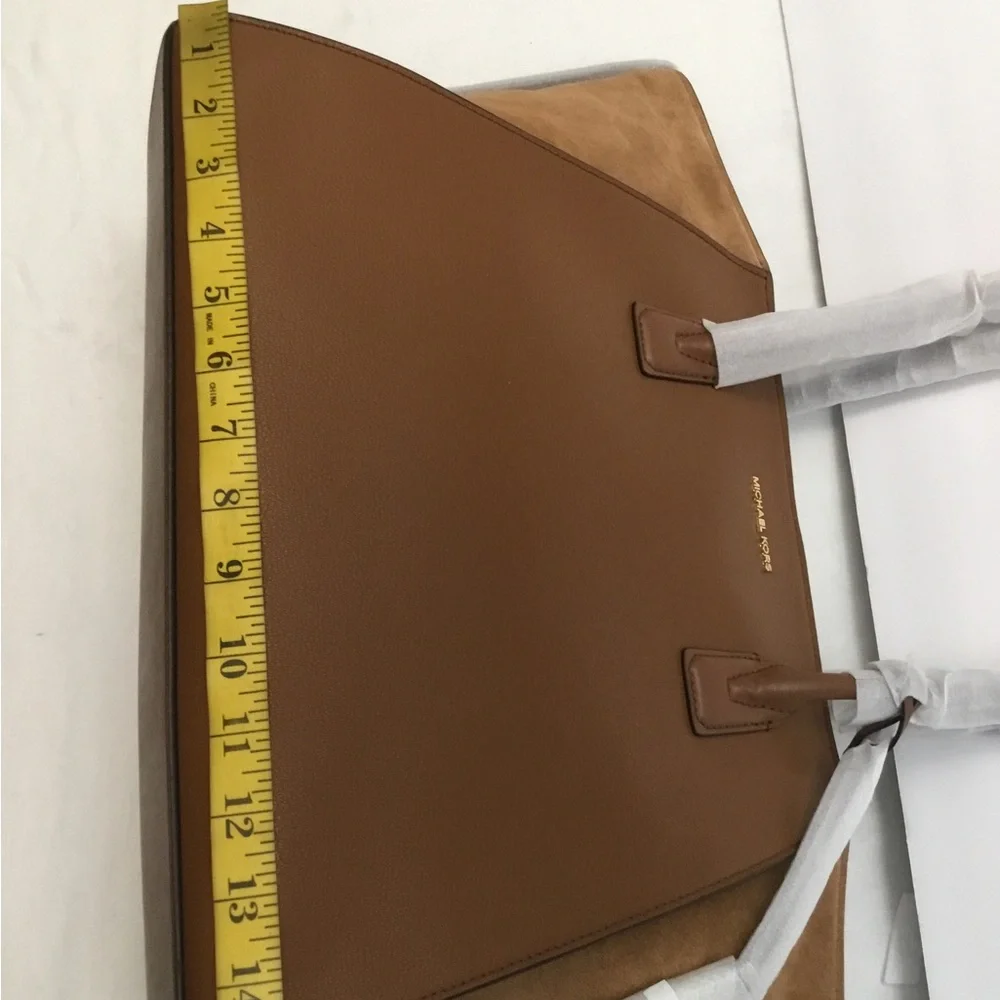 Michael Kors Brown Leather Tote Bag